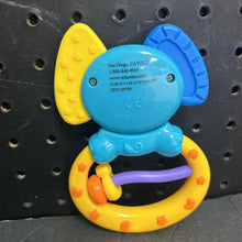 Load image into Gallery viewer, Elephant Rattle Teether
