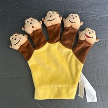 Load image into Gallery viewer, Five Silly Monkeys Finger Puppet Glove (Baby Piggy Toes Press)
