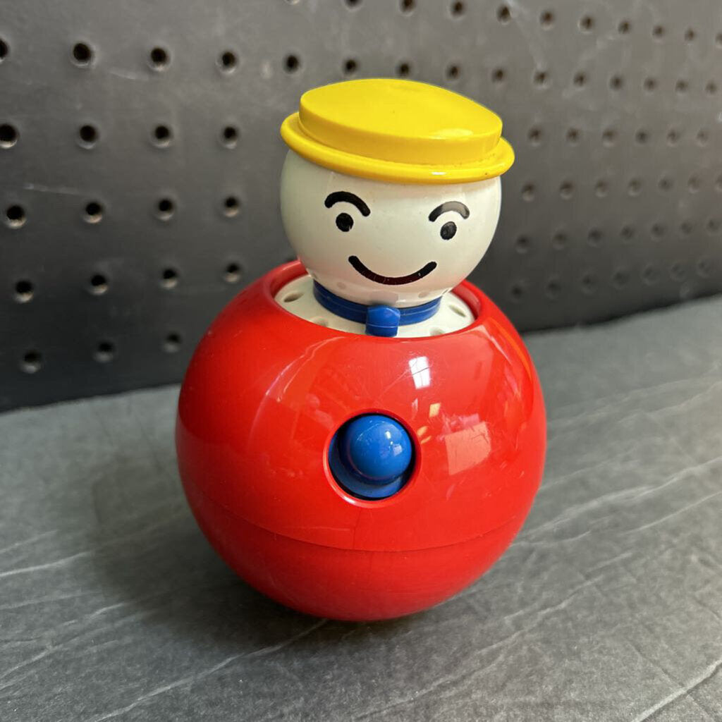 Clown Pop Up Rattle Ball (Ambi Toys)