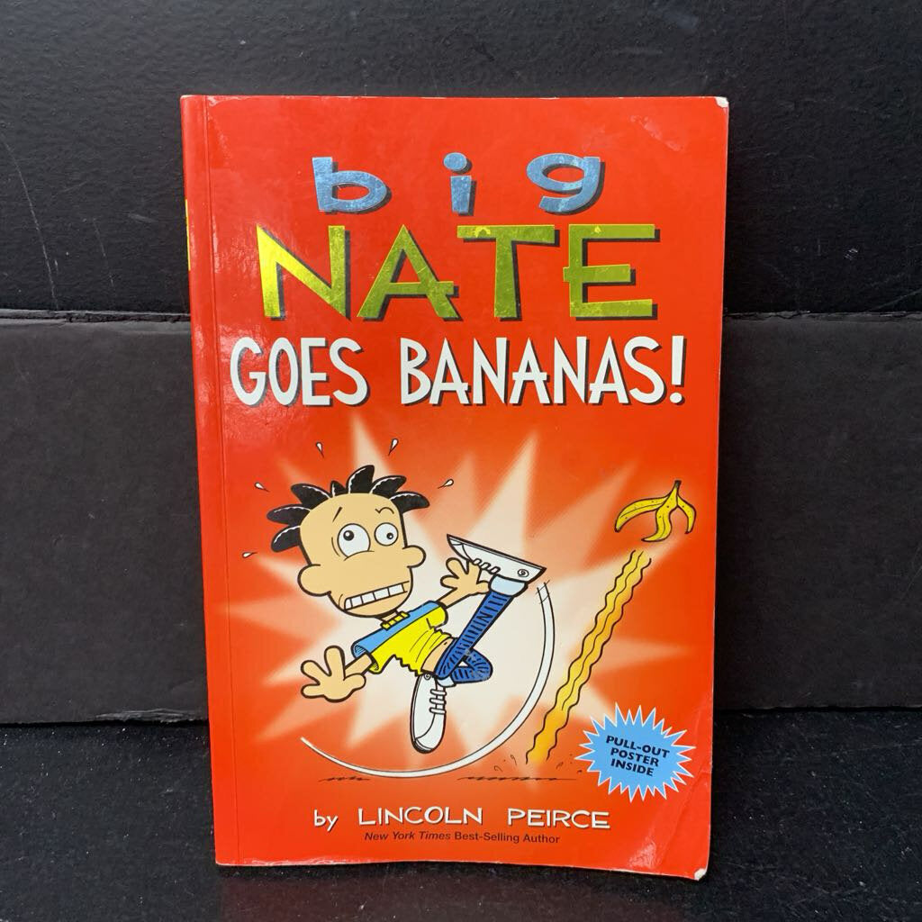 Big Nate Goes Bananas! (Graphic Novel) (Lincoln Peirce) -series paperback