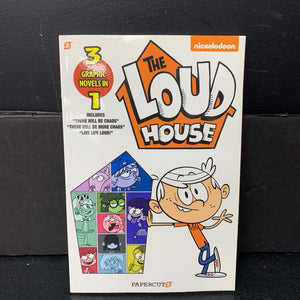 The Loud House 3-In-1 Vol. 1 (Graphic Novel) (Nickelodeon) -character series paperback