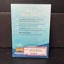 Load image into Gallery viewer, Who is Elton John? (Who HQ) (Kirsten Anderson) (Notable Person/Music) (Puffin Cover) -series educational paperback
