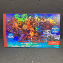 Load image into Gallery viewer, Marvel Comics Sticker Activity Pad with Play Scenes -activity paperback
