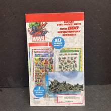 Load image into Gallery viewer, Marvel Comics Sticker Activity Pad with Play Scenes -activity paperback
