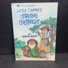 Load image into Gallery viewer, Little Critter's Staying Overnight (Mercer Mayer) (Golden Book) -character paperback
