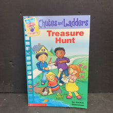 Load image into Gallery viewer, Treasure Hunt (Chutes and Ladders) (My First Games Readers) (Jackie Glassman) -look &amp; find reader paperback
