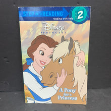 Load image into Gallery viewer, A Pony for a Princess (Disney Princess) (Step Into Reading Level 2) (Andrea Posner-Sanchez) -character reader paperback
