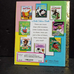 Fearless Firemoose! (Rocky Bullwinkle) (Little Golden Book) (David Corwyn) -character reader hardcover