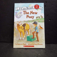 Load image into Gallery viewer, The New Pony (I Can Read Level 2) (Catherine Hapka) (Pony Scouts) -character reader paperback
