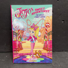Load image into Gallery viewer, The Great Candy Caper (Graphic Novel) (JoJo&#39;s Sweet Adventures) (JoJo Siwa) -series paperback
