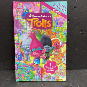 Trolls (Veronica Wagner) -character look & find hardcover