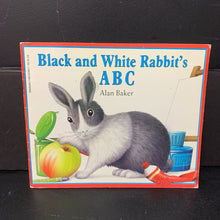 Load image into Gallery viewer, Black and White Rabbit's ABC (Alan Baker) -paperback
