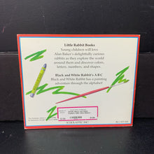 Load image into Gallery viewer, Black and White Rabbit's ABC (Alan Baker) -paperback
