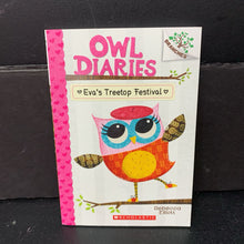 Load image into Gallery viewer, Eva's Treetop Festival (Owl Diaries) (Rebecca Elliott) -series paperback
