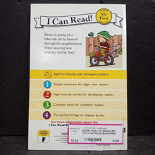 Load image into Gallery viewer, Henry on Wheels (My First I Can Read) (Everything Goes) (Brian Biggs) -character reader paperback

