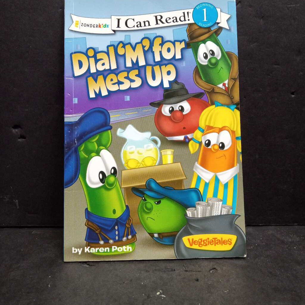 karen poth Dial M For Mess Up (VeggieTales) (Karen Poth) (I Can Read Level 1)  -character religion reader paperback