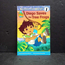 Load image into Gallery viewer, Diego Saves the Tree Frogs (Ready to Read Level 1) (Sarah Wilson) (Go Diego Go!) -character reader paperback
