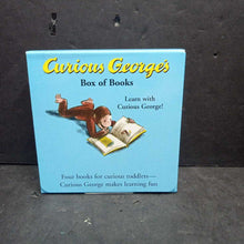 Load image into Gallery viewer, Curious George&#39;s Box of Books (H.A. Rey, Margaret Rey) -character board
