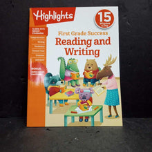 Load image into Gallery viewer, Reading and Writing (Highlights: 15 Minutes a Day) (Grade 1) -workbook paperback
