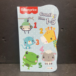 Counting from 1-5 (Fisher Price) -board