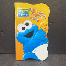 Load image into Gallery viewer, Eyes &amp; Nose, Fingers &amp; Toes (Sesame Beginnings/Sesame Street) (Cookie Monster Cover) -character board
