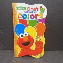 Load image into Gallery viewer, Elmo&#39;s First Book of Colors (Sesame Beginnings) -character board
