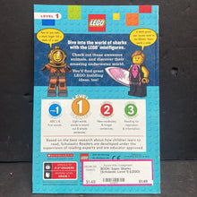 Load image into Gallery viewer, Super Sharks (Scholastic Level 1) (LEGO) (Penelope Arlon) -character educational reader paperback
