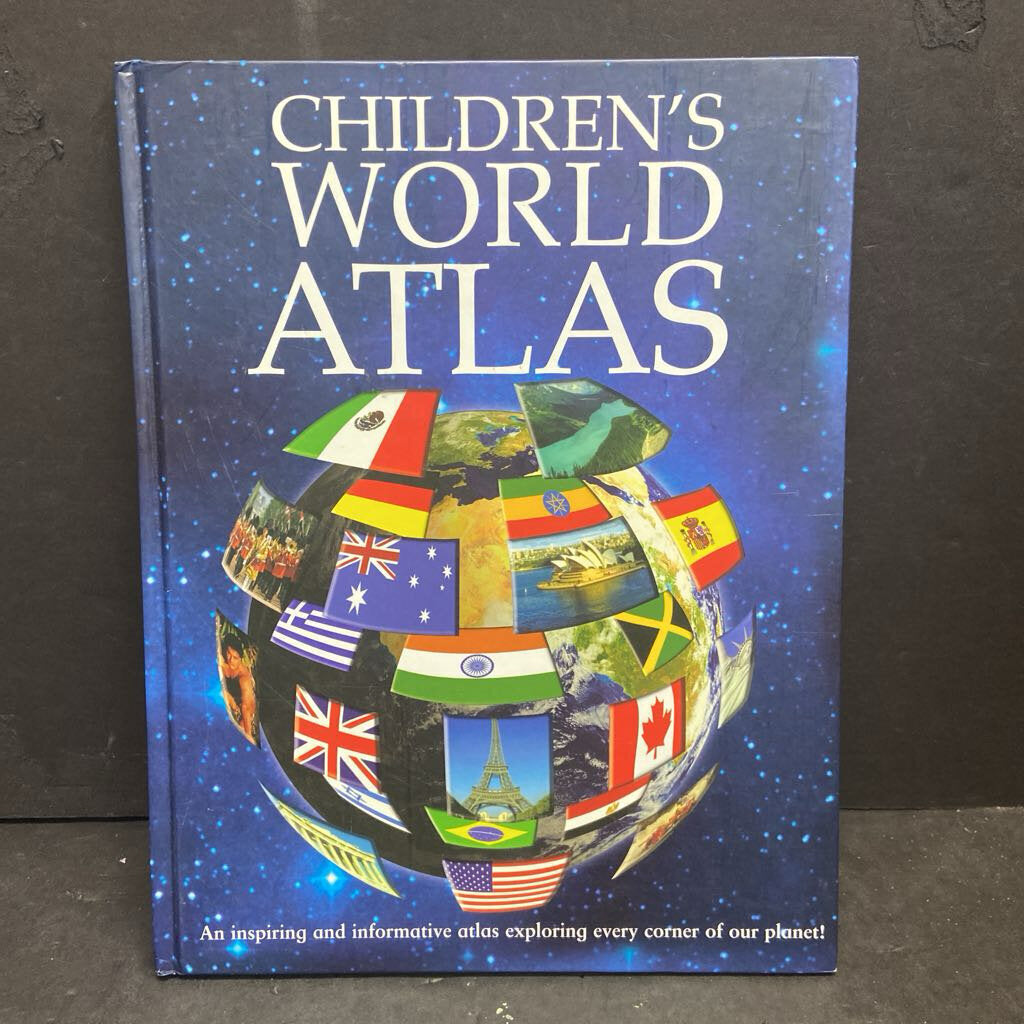 Children's World Atlas -educational hardcover