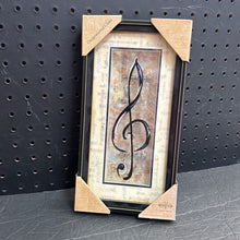 Load image into Gallery viewer, Dimensional Glass Treble Clef (NEW) (New View)
