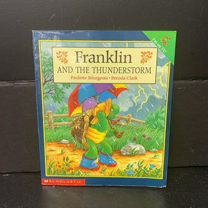 Franklin and the Thunderstorm (Paulette Bourgeois & Brenda Clark) -character paperback