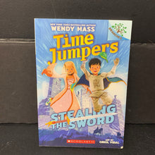 Load image into Gallery viewer, Stealing the Sword! (Time Jumpers) (Wendy Mass) -series paperback
