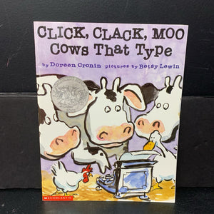 Click, Clack, Moo Cows That Type (Doreen Cronin) -paperback