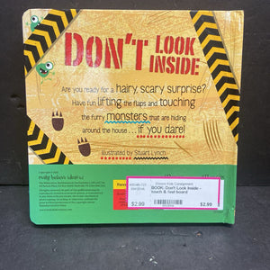 Don't Look Inside -touch & feel board