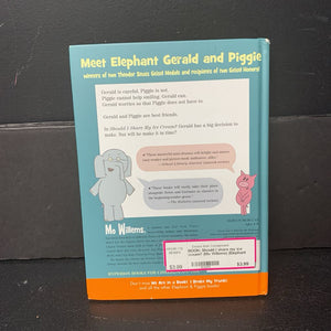 Should I share my ice cream? (Mo Willems) (Elephant & Piggie) -character reader hardcover