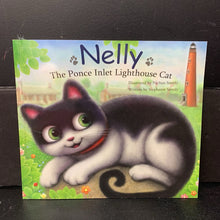 Load image into Gallery viewer, Nelly the Ponce Inlet Lighthouse Cat (Stephanie Szerdy) -paperback
