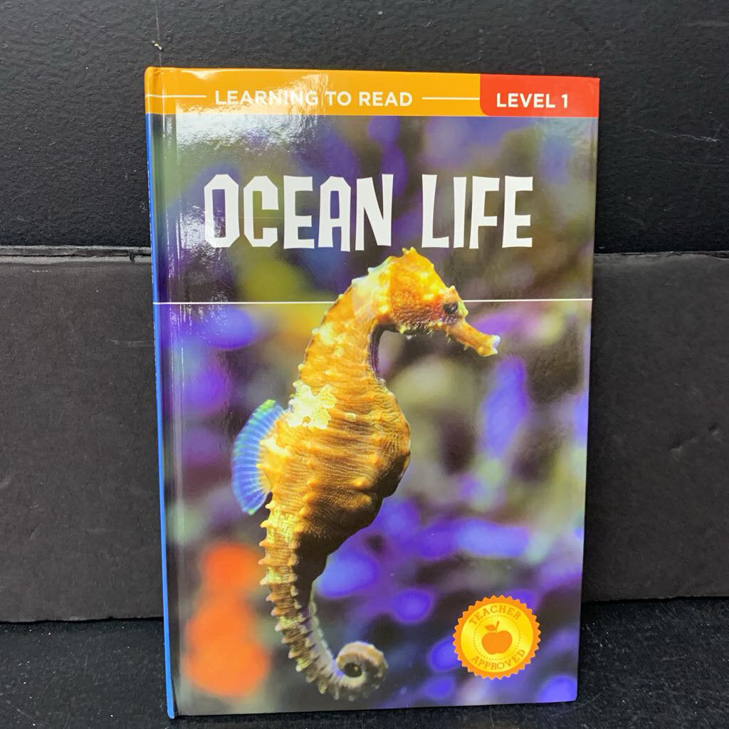 Ocean Life (Learning to Read Level 1) -educational reader hardcover