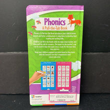 Load image into Gallery viewer, Phonics: A Pull-The-Tab Book (Dry-Erase) -educational board
