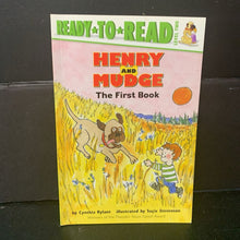 Load image into Gallery viewer, Henry and Mudge: The First Book (Cynthia Rylant) (Ready to Read Level 2) (New Cover) -character reader paperback
