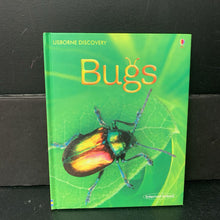 Load image into Gallery viewer, Bugs (Rosie Dickins) (Usborne Discovery) -educational hardcover
