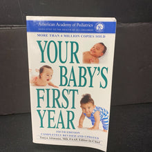 Load image into Gallery viewer, Your Baby's First Year (Fifth Edition) (American Academy of Pediatrics) (Tanya Altmann) -nursery parenting paperback
