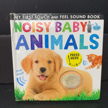 Load image into Gallery viewer, Noisy Baby Animals -touch &amp; feel sound board
