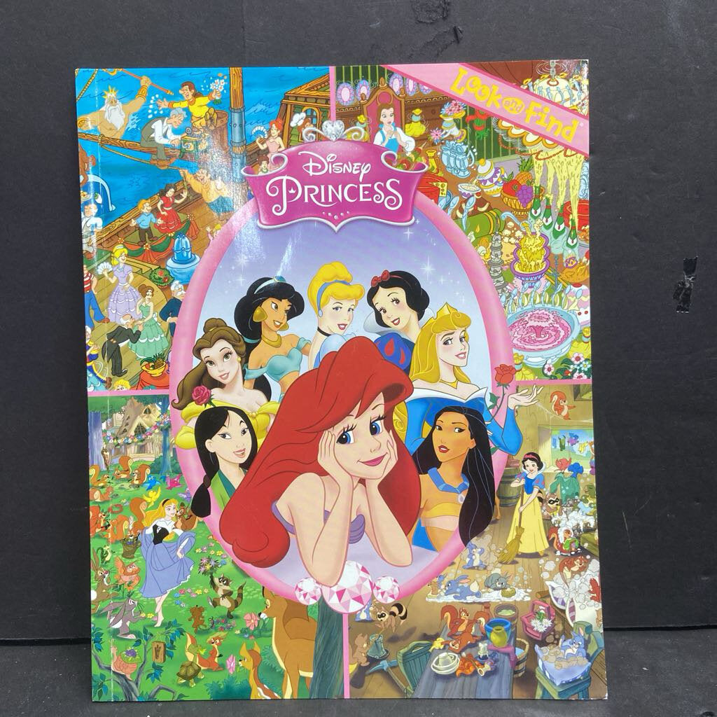 Disney Princess -character look & find paperback