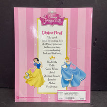 Load image into Gallery viewer, Disney Princess -character look &amp; find paperback
