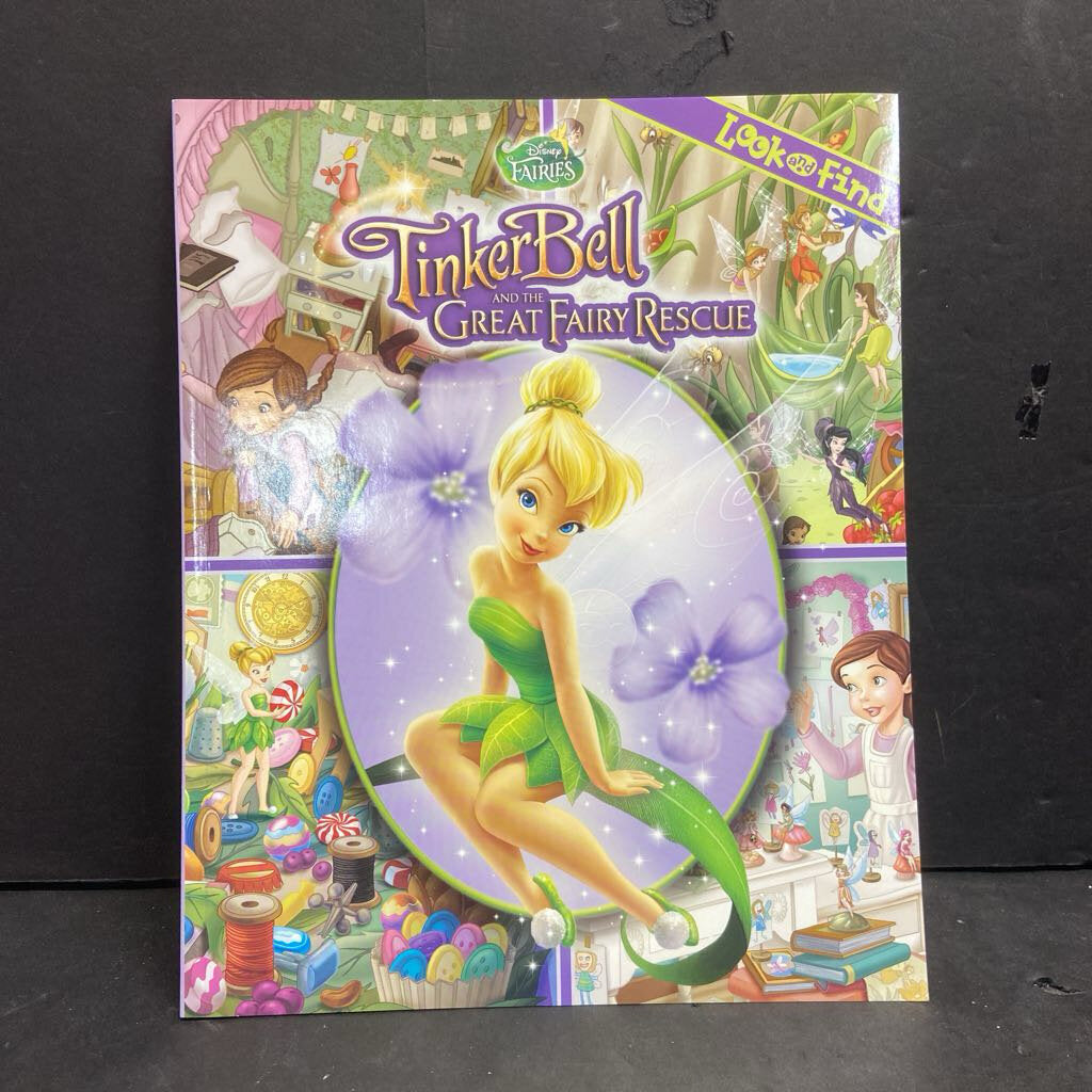 Tinkerbell and the Great Fairy Rescue (Disney Fairies) -character look & find paperback