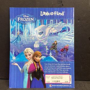 Disney Frozen -character look & find paperback