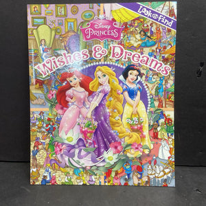 Wishes & Dreams (Disney Princess) -character look & find paperback