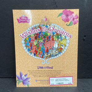 Wishes & Dreams (Disney Princess) -character look & find paperback