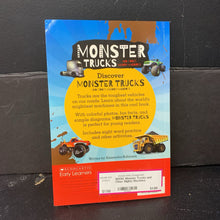 Load image into Gallery viewer, Monster Trucks and Other Mighty Machines (Alexandra Robinson) (Scholastic Level 1) -reader educational paperback
