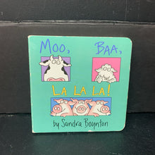 Load image into Gallery viewer, Moo, Baa, La La La! (Sandra Boynton) -board
