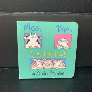 Moo, Baa, La La La! (Sandra Boynton) -board